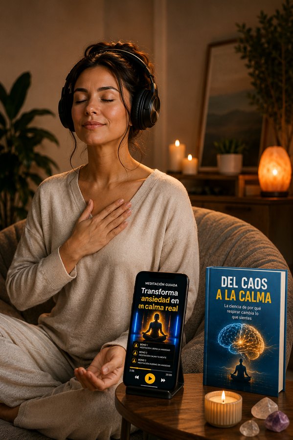 Calma después de la meditación